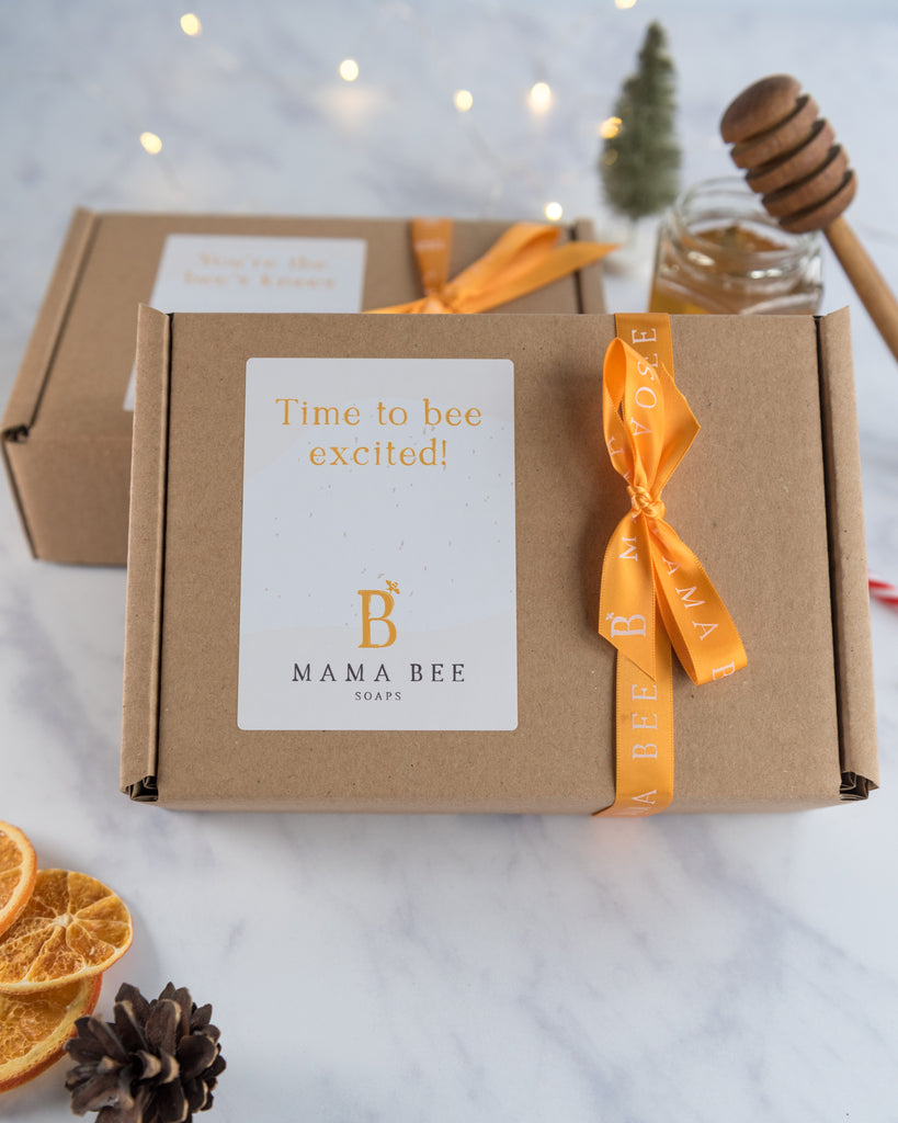 Bee Pampered, Honey! Handmade Soap Gift Box